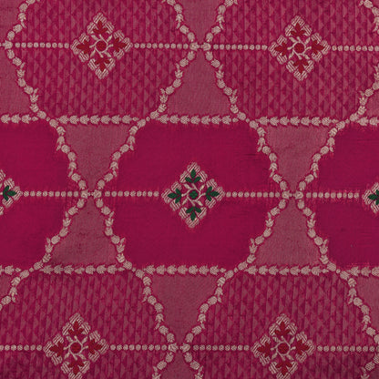 Rani Color Katan Meena Brocade Fabric