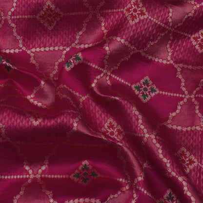 Rani Color Katan Meena Brocade Fabric