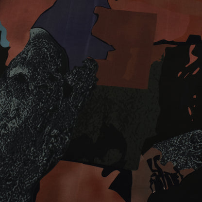 Multi Color Crepe Print Fabric