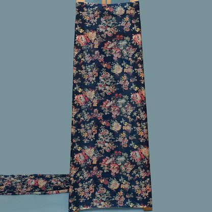 Multicolor Chinon Floral Print Fabric