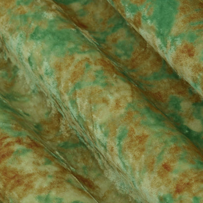 Multicolor Pure Silk Velvet Print Fabric