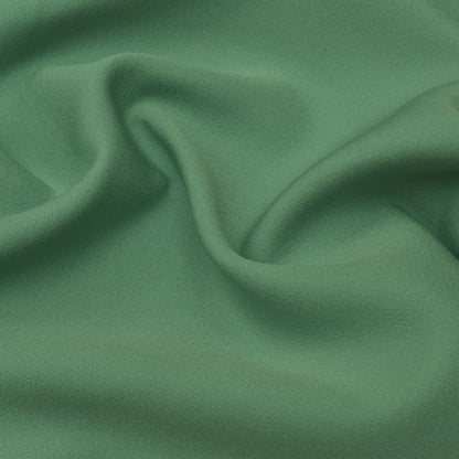 Pista Green Solid Color Barbie Crepe Fabric