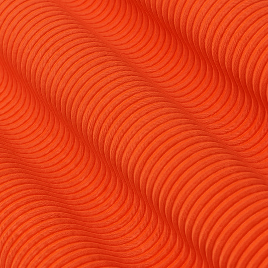 Orange Color Crush Satin Lycra Fabric