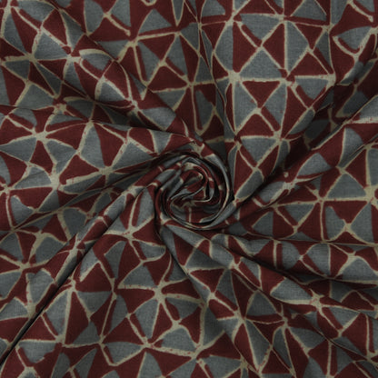 Box Pattern Cotton Print Fabric