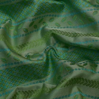 Multi Color Silk Brocade Fabric