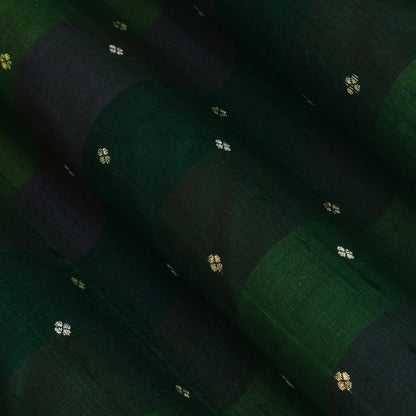 Multi Color Katan Dupion Brocade Fabric