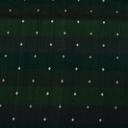 Multi Color Katan Dupion Brocade Fabric