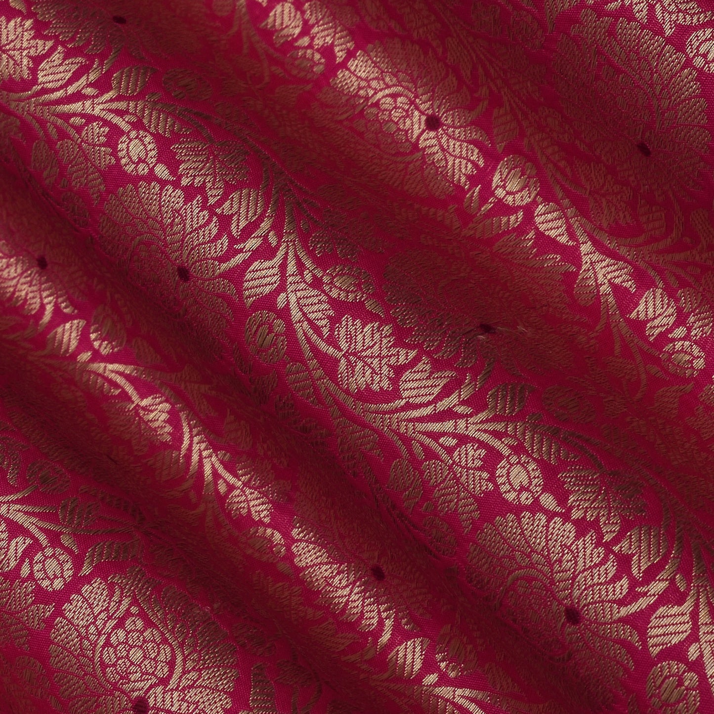 Pink Color Katan Meena Brocade Fabric