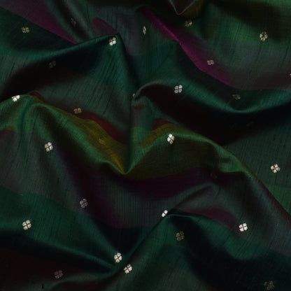 Multi Color Katan Dupion Brocade Fabric