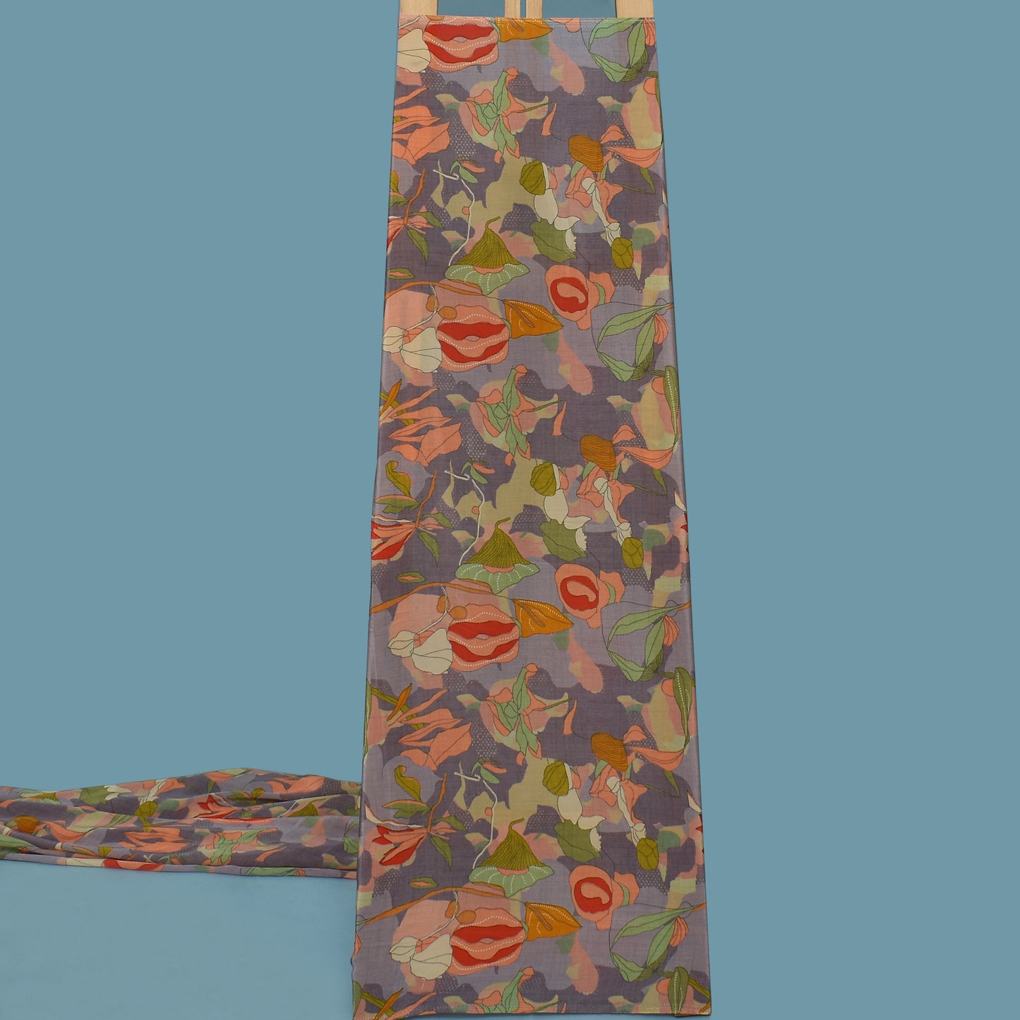 Multi Color Crepe Print Fabric