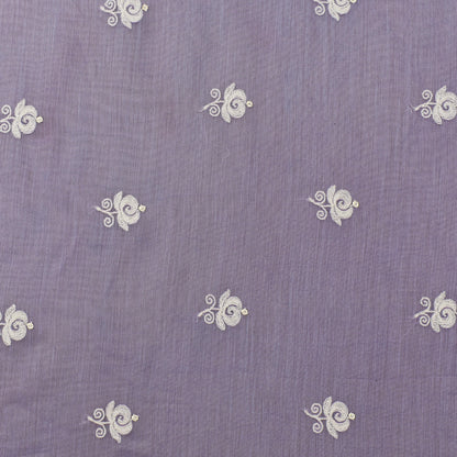 Move Color Chanderi Booti Fabric