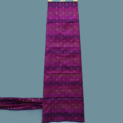 Multi Color Katan Dupion Brocade Fabric