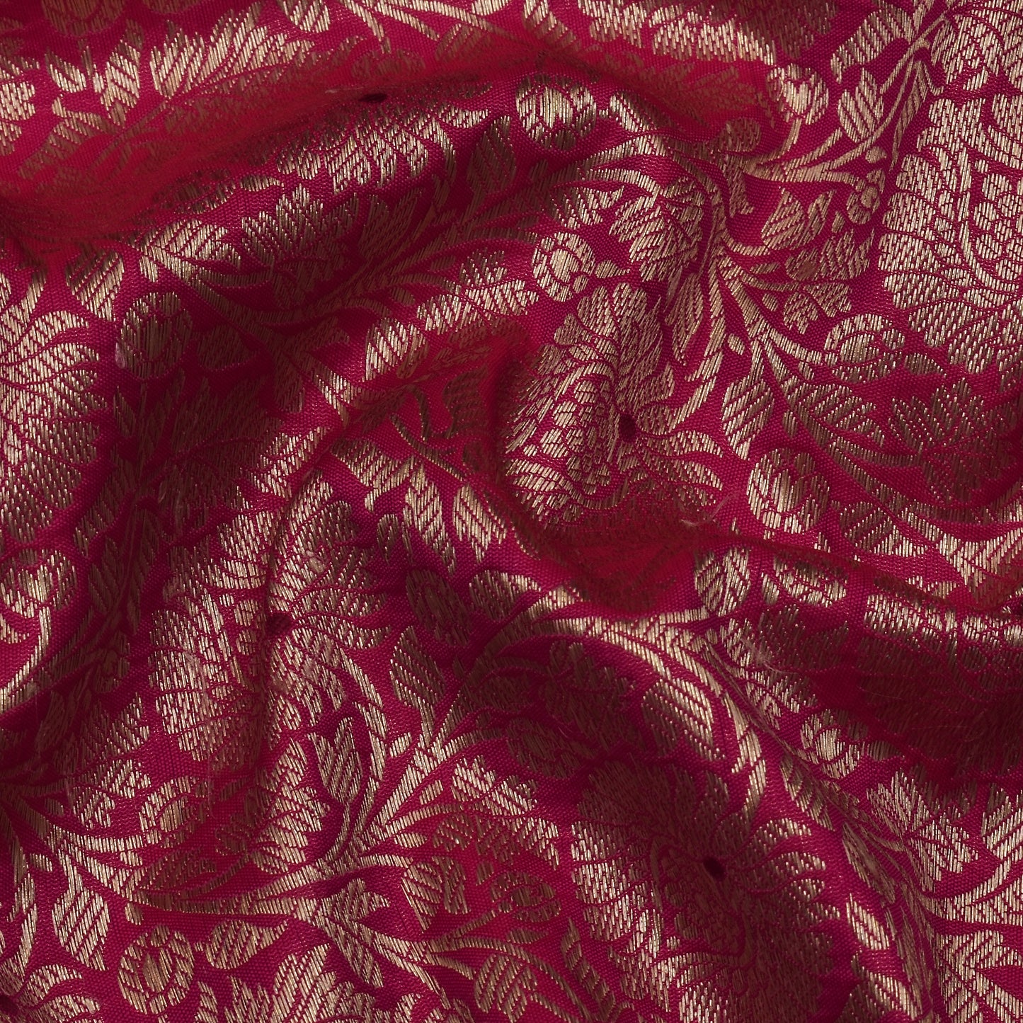 Pink Color Katan Meena Brocade Fabric