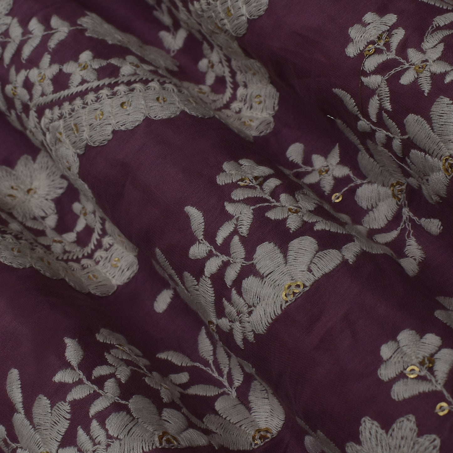 Colored Color Cotton Embroidery Fabric