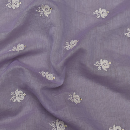 Move Color Chanderi Booti Fabric