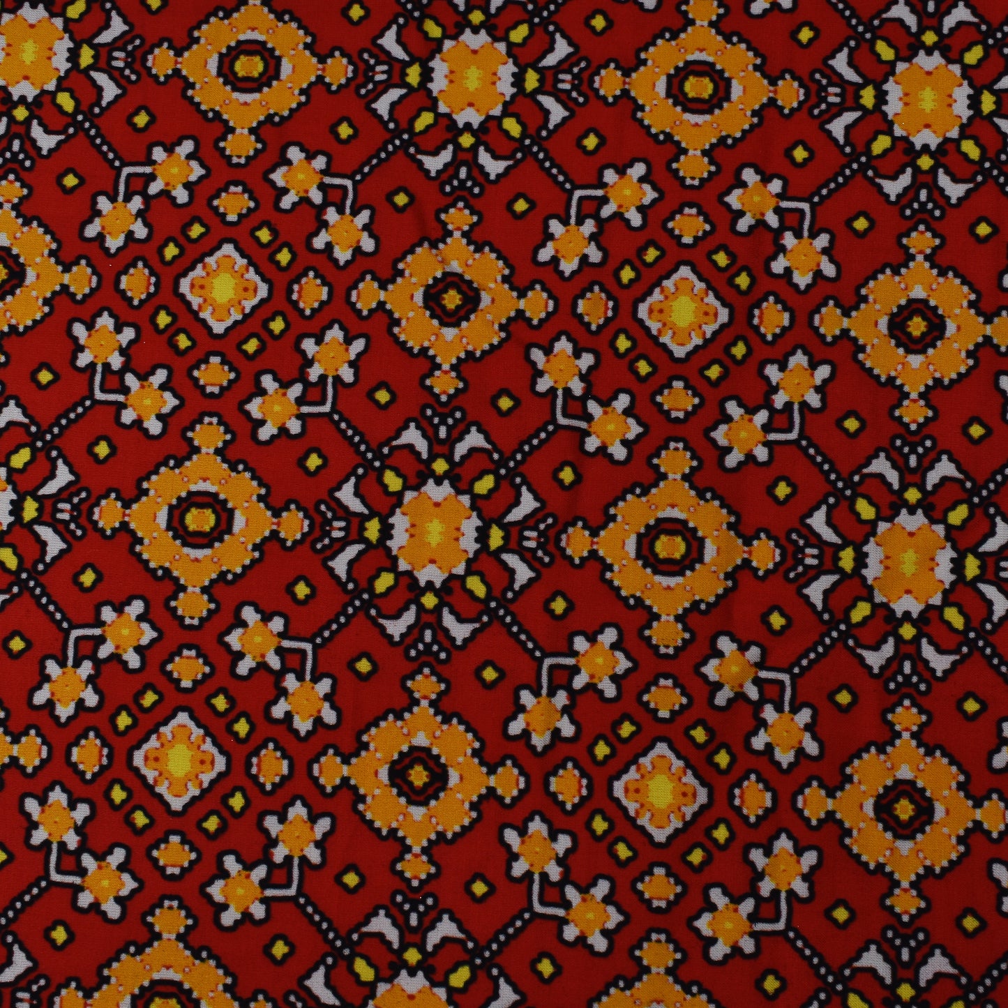 Multi Color Modal Satin Print Fabric