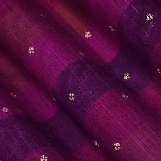Multi Color Katan Dupion Brocade Fabric