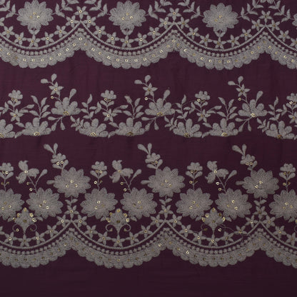 Colored Color Cotton Embroidery Fabric