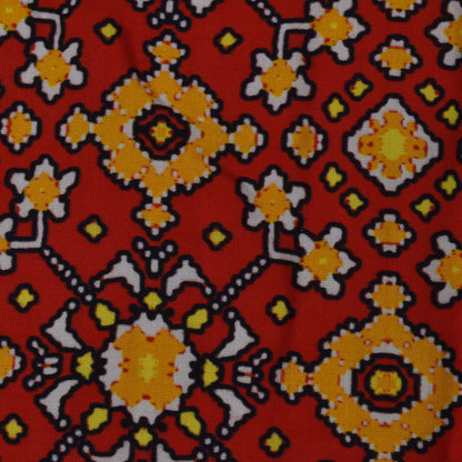 Multi Color Modal Satin Print Fabric