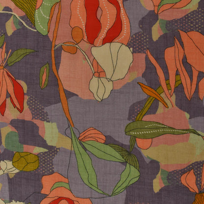 Multi Color Crepe Print Fabric (Cut Pieces 3Mtr)