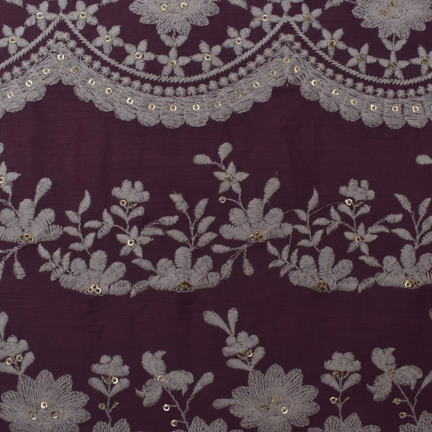 Colored Color Cotton Embroidery Fabric