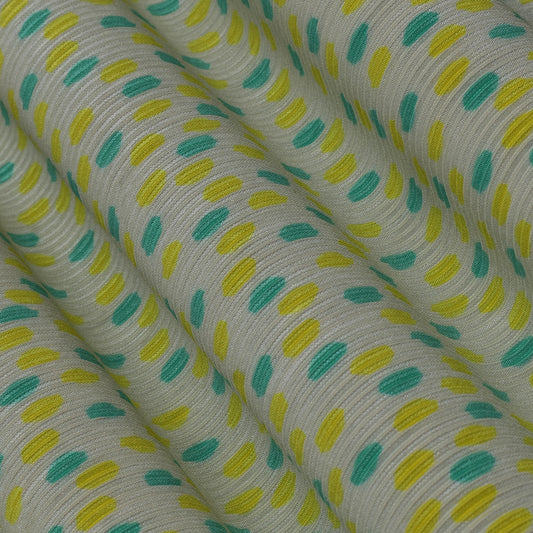 Multi Colored Crush Satin Print Fabric