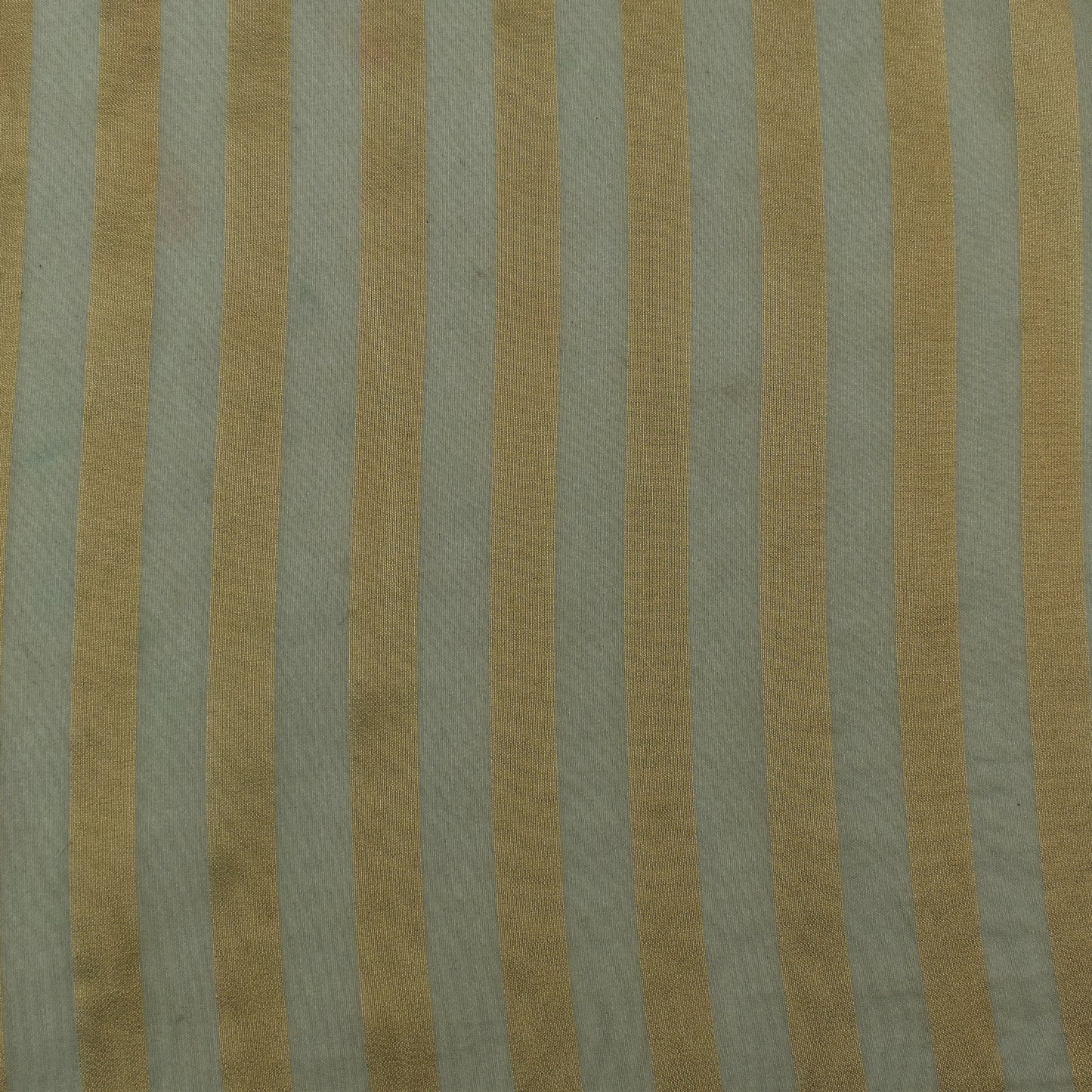 Green Color Organza Zari Stripe Fabric