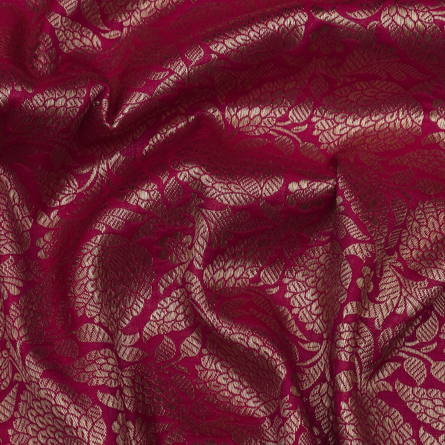 Rani Color Katan Meena Brocade Fabric