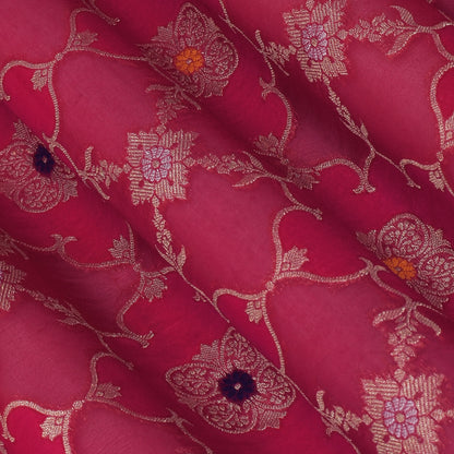 Rani Color Katan Meena Brocade Fabric