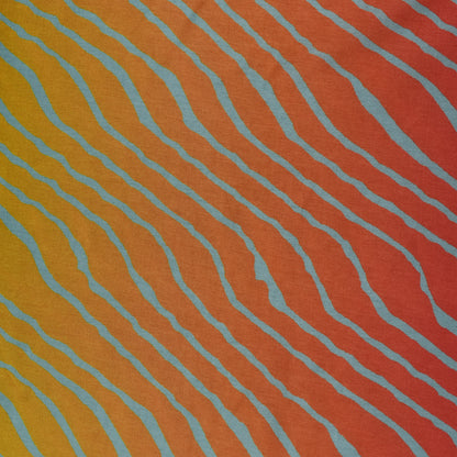 Shaded Slub Tussar Print Fabric