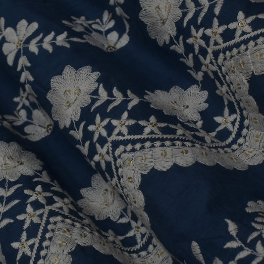 Colored Color Cotton Embroidery Fabric