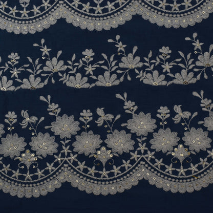 Colored Color Cotton Embroidery Fabric