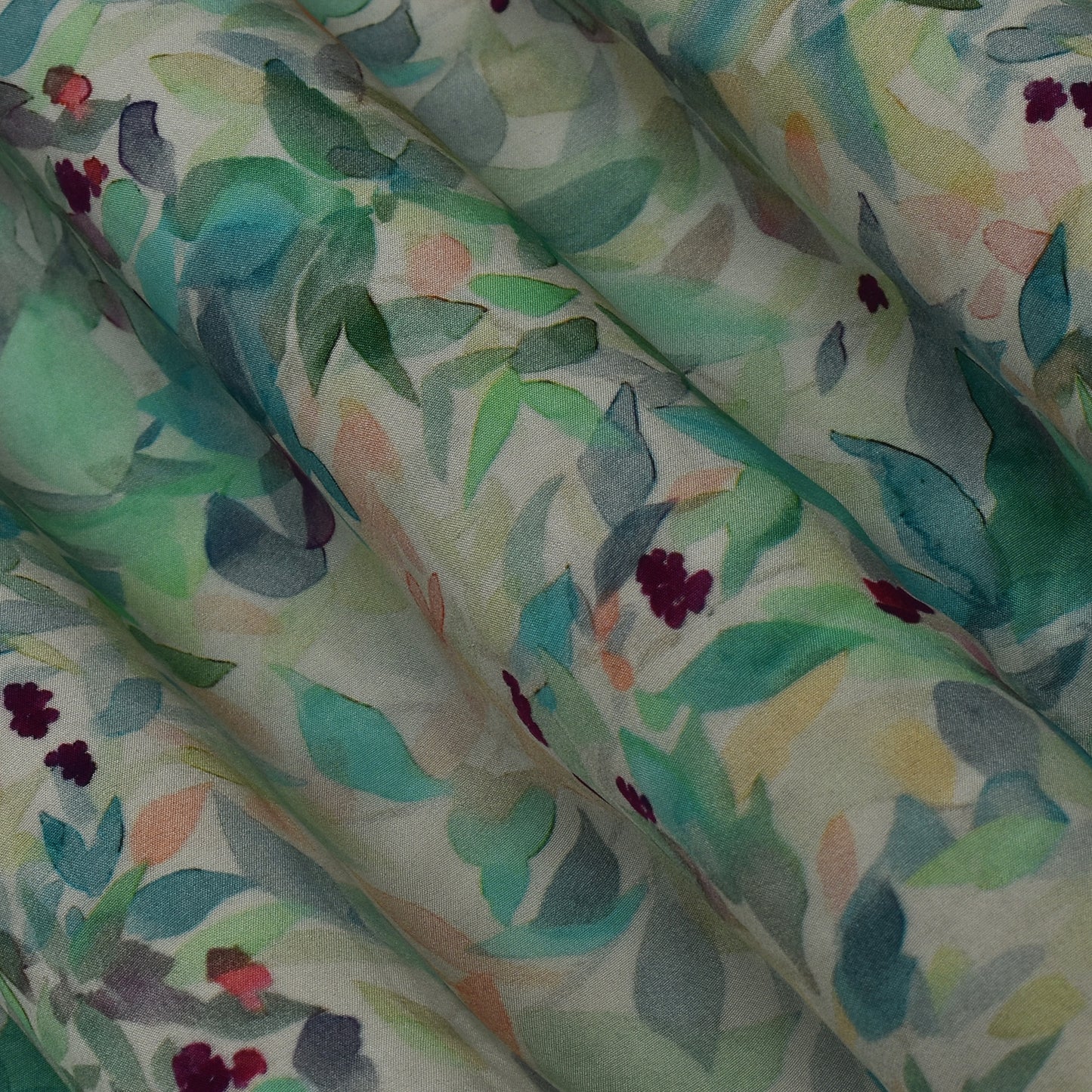 Multi Color Crepe Print Fabric