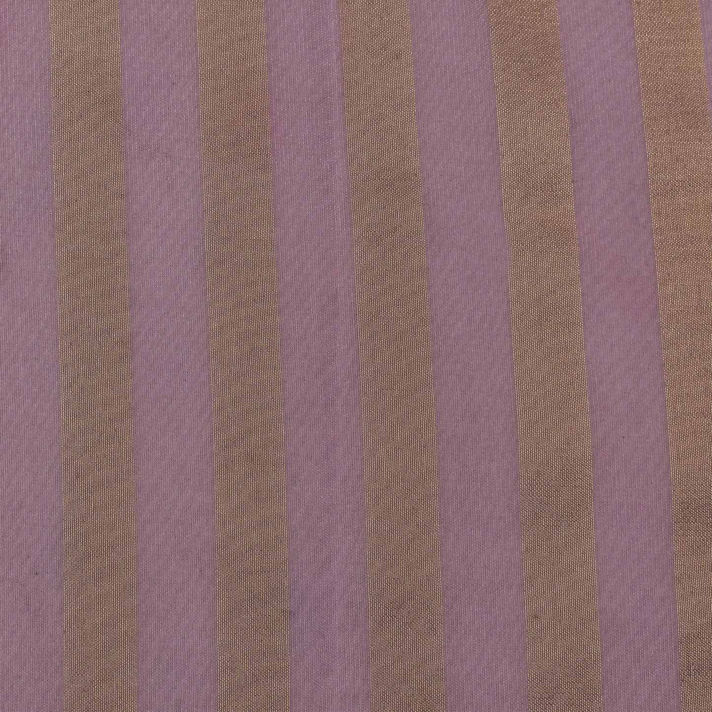 Lavender Color Organza Zari Stripe Fabric