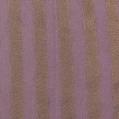 Lavender Color Organza Zari Stripe Fabric