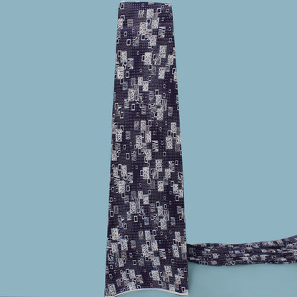 Multi Colored Crush Satin Print Fabric