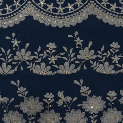 Colored Color Cotton Embroidery Fabric