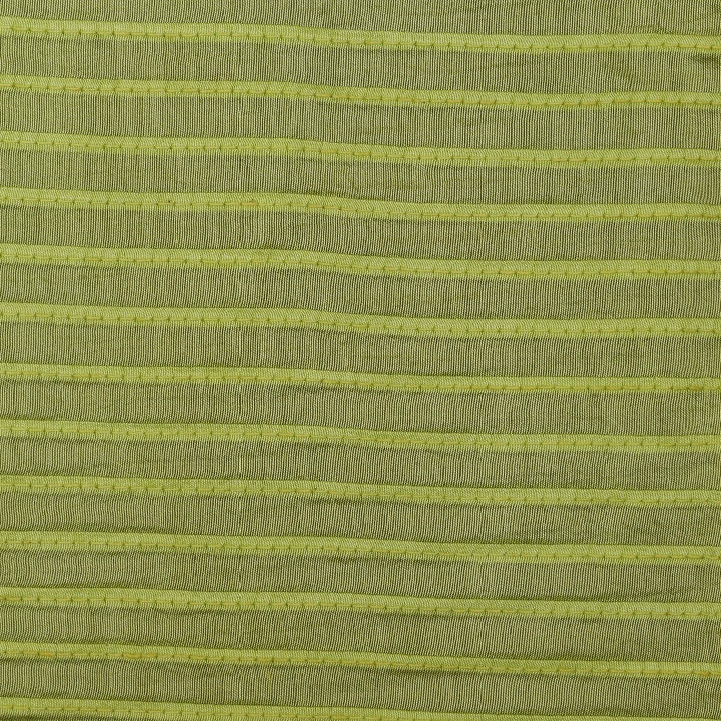 Pista Green Chanderi Stripe Embroidery Fabric