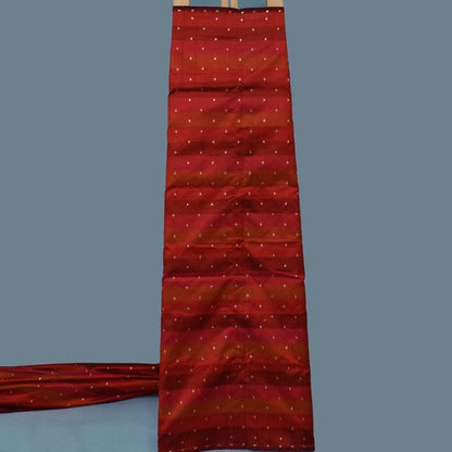 Multi Color Katan Dupion Brocade Fabric