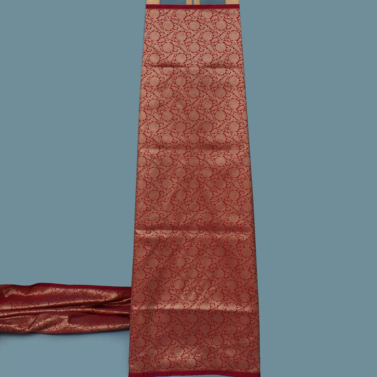 Rani Color Katan Meena Brocade Fabric