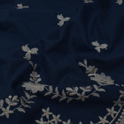 Colored Color Cotton Embroidery Fabric