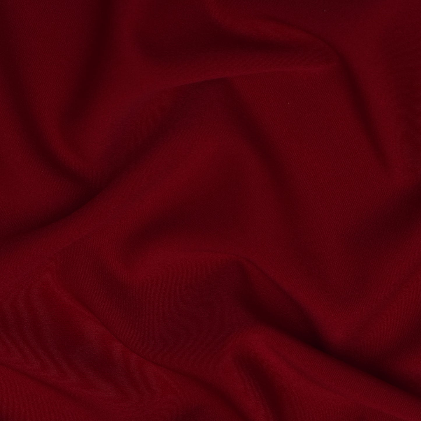 Red Solid Color Banana Crepe Fabric