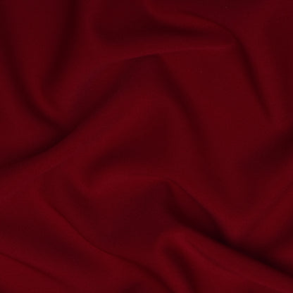 Red Solid Color Banana Crepe Fabric