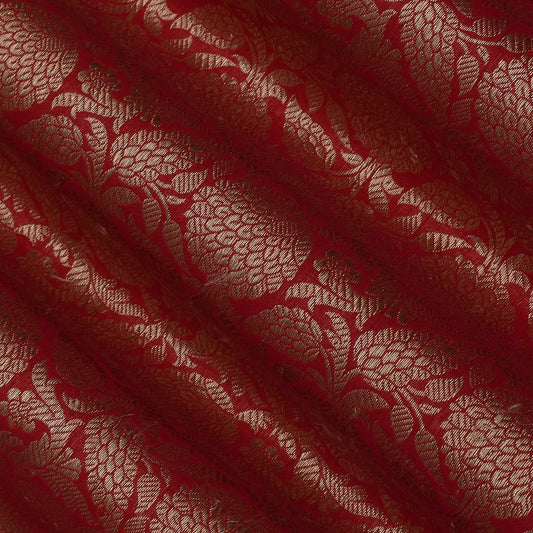 Rani Color Katan Meena Brocade Fabric