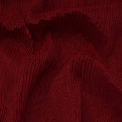 Maroon Color Crush Satin Fabric