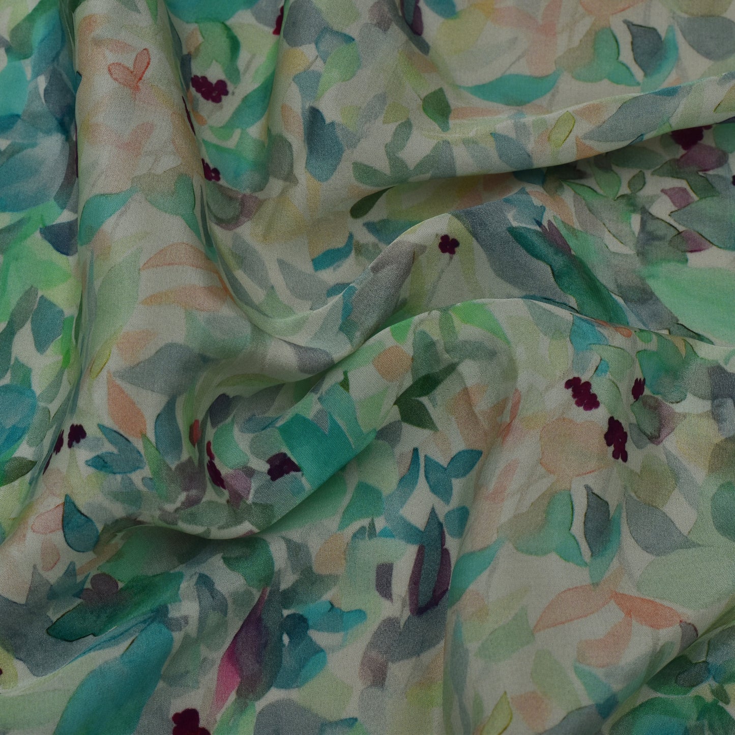 Multi Color Crepe Print Fabric