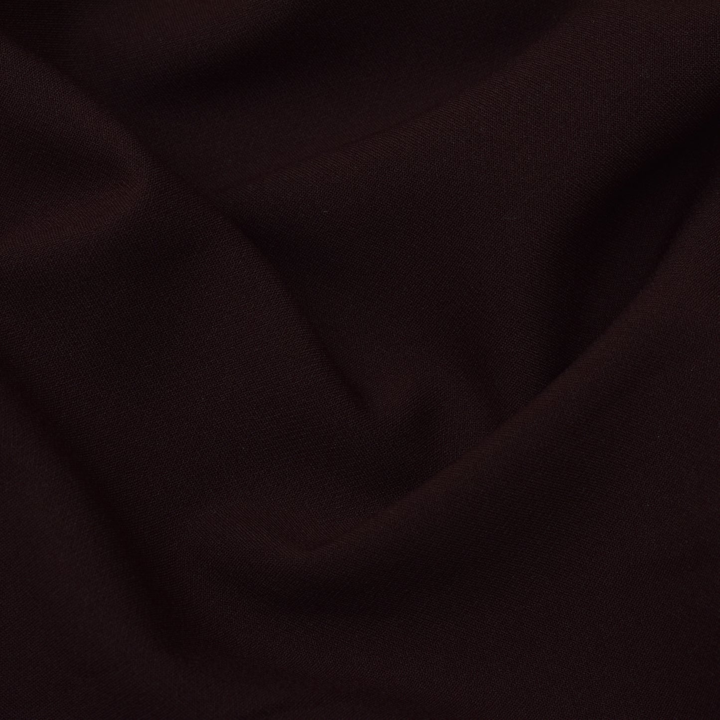 Mahogany Red Solid Color Barbie Crepe Fabric