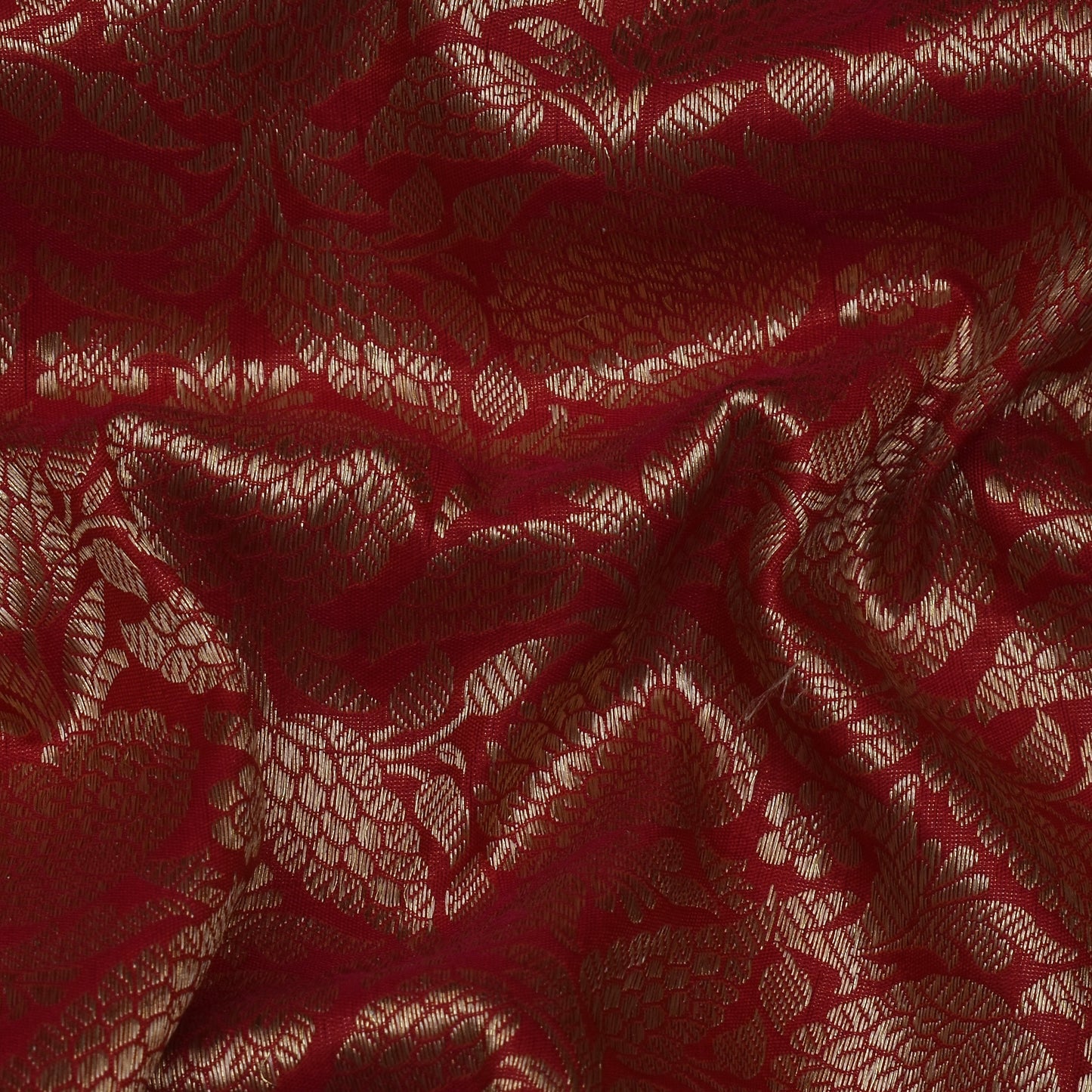 Rani Color Katan Meena Brocade Fabric