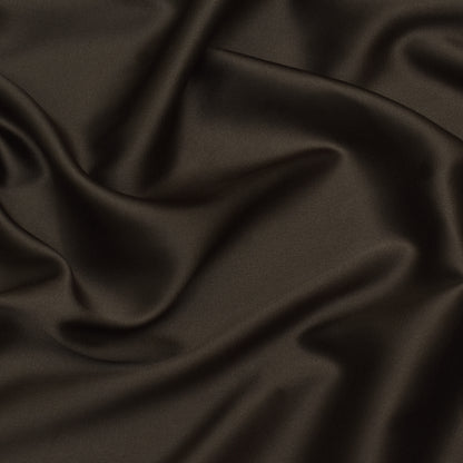 Brown Color Armani Satin Fabric