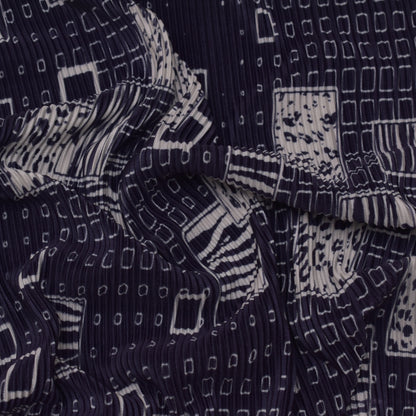 Multi Colored Crush Satin Print Fabric